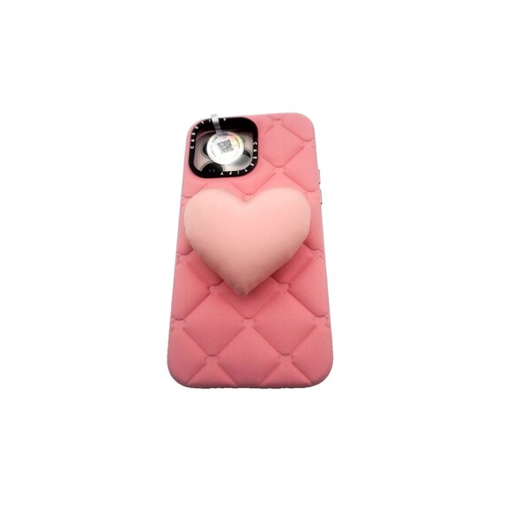 Casetify Accessories - CASETiFY IPhone 14 Pro Max The Grippy Case Heartbreaker Pink Heart Plush Grip